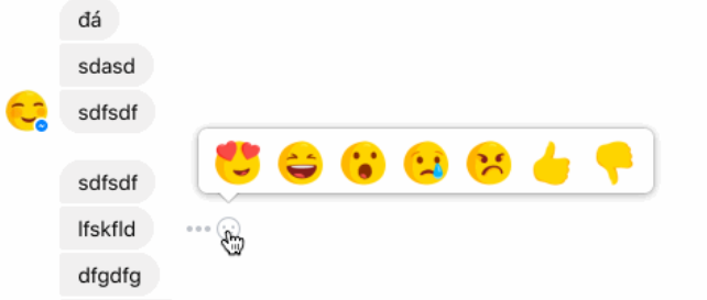 nút dislike trên facebook messenger - iPhone sẽ được cập nhật nút dislike trên facebook messenger Một số người dùng đã sử dụng được nút dislike trên facebook messenger nút dislike trên facebook messenger - iPhone sẽ được cập nhật nút dislike trên facebook messenger