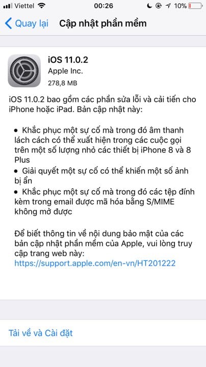 iOS 11.0.2