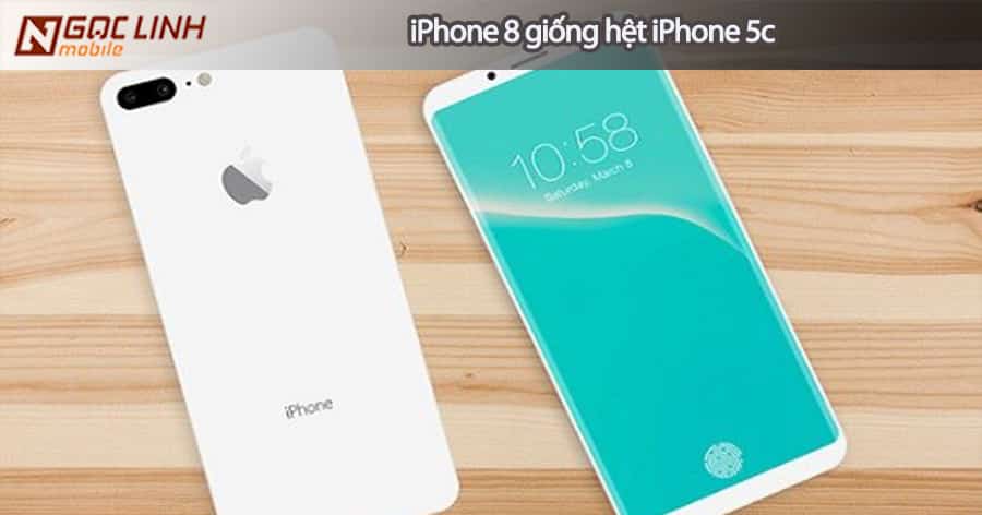 Apple bổ sung màu trắng khiến iPhone 8 giống hệt iPhone 5c