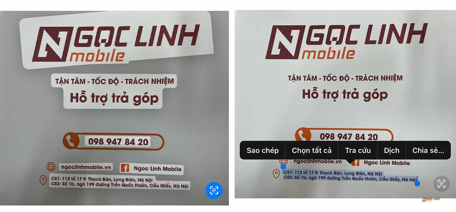 Live Text trên iOS 15, cách bật và dùng