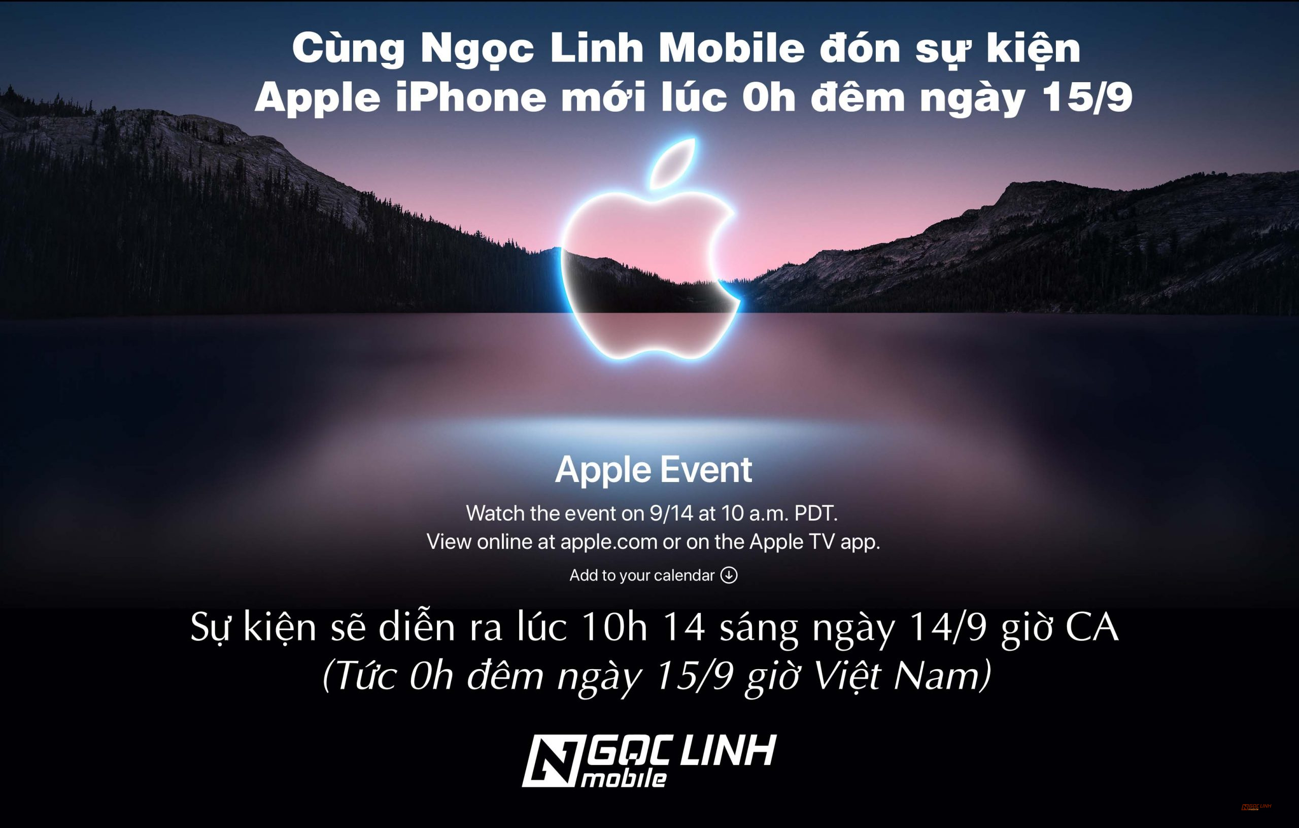 Sự kiện ra mắt iPhone 13 được Apple công bố chinh thức