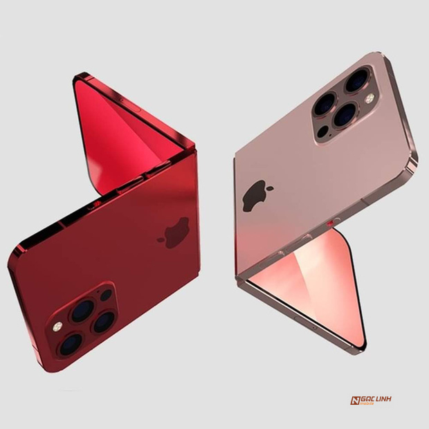 iPhone có thể gập màn hình rò rỉ concept cực đẹp