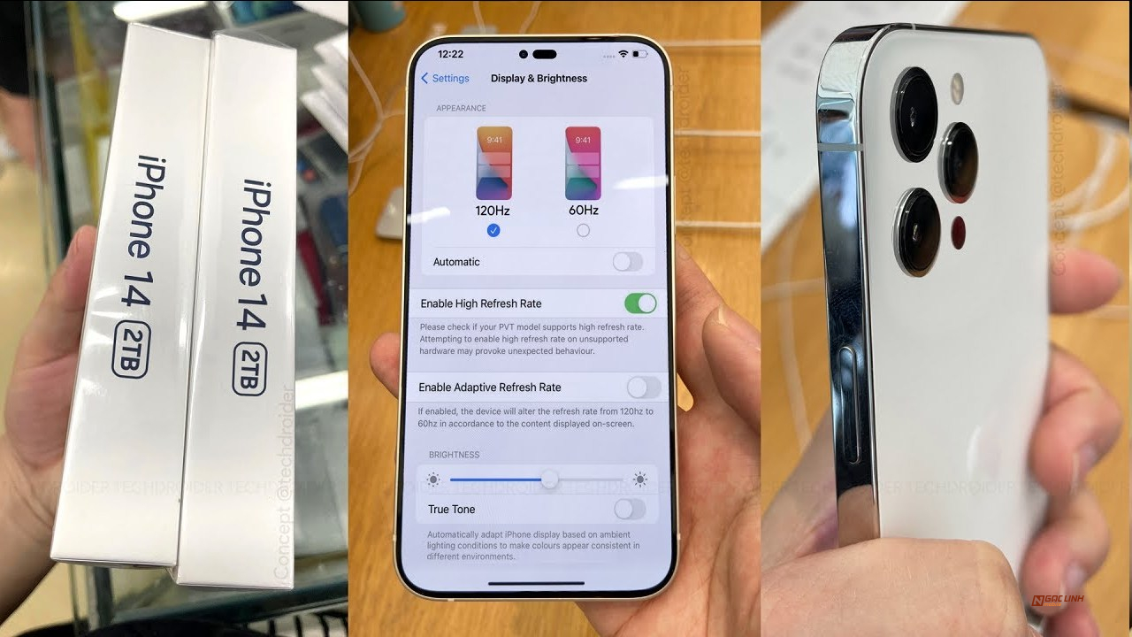 iPhone 14Pro bản thử nghiệm xuất hiện đầy bất ngờ.