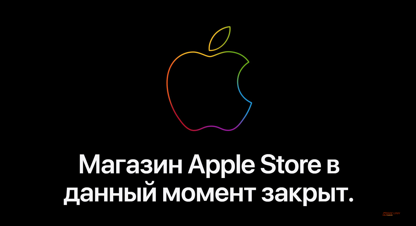 Apple Store tại Nga tạm đóng cửa vì ủng hộ Ukraine