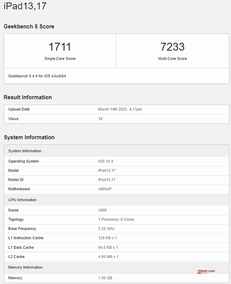 Chip M1 của iPad Air 5 không bị Apple hạ hiệu năng