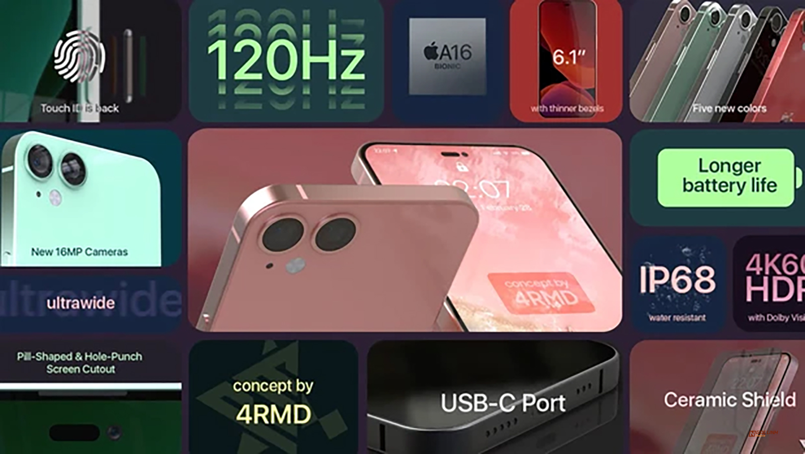 Concept iPhone 14 mới khác biệt hoàn toàn rò rỉ