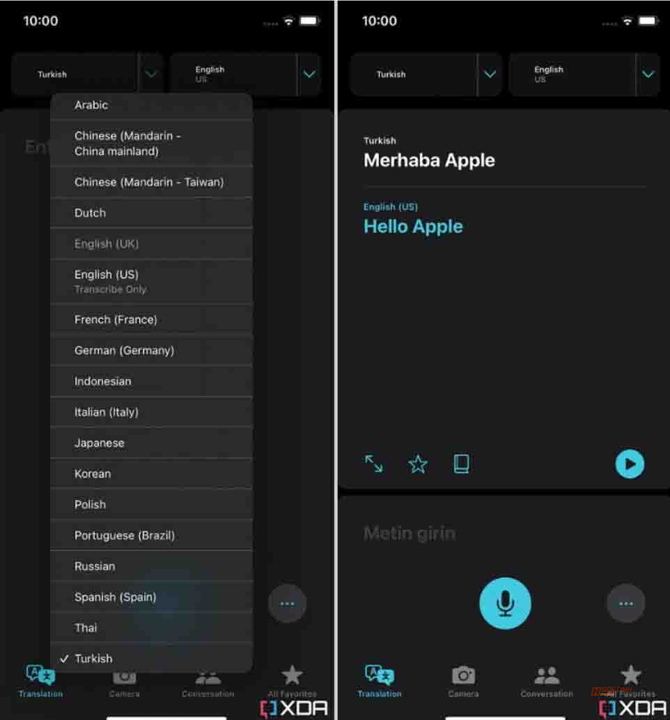 Apple Translate thêm ngôn ngữ mới ở iOS 16 Beta