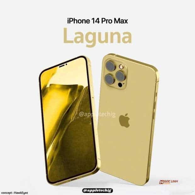 concept iPhone14 với nhiều màu sắc đẹp mê mẩn