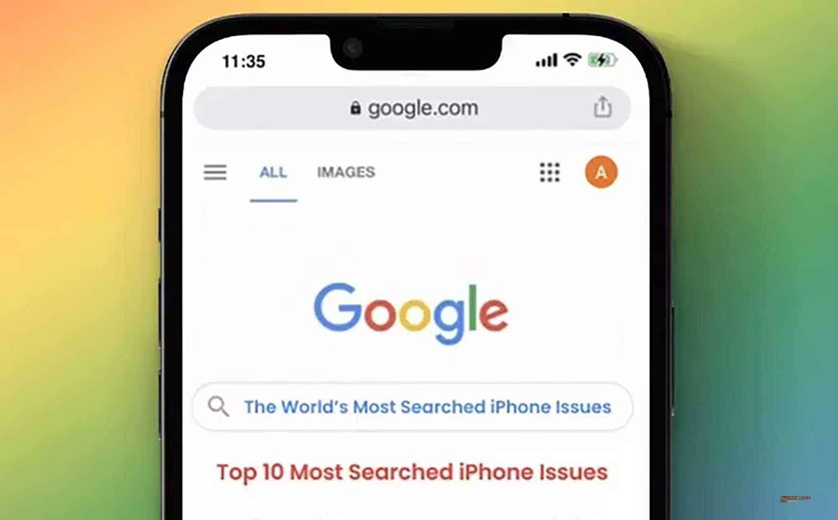 Sự cố iPhone phổ biến nhất được tìm trên google