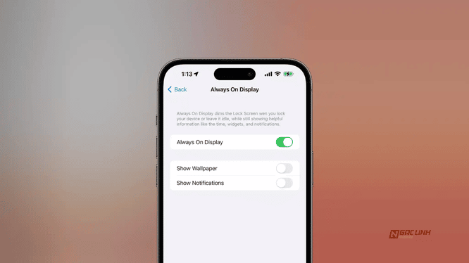AOD của iPhone 14 Pro đã được Apple chỉnh sửa