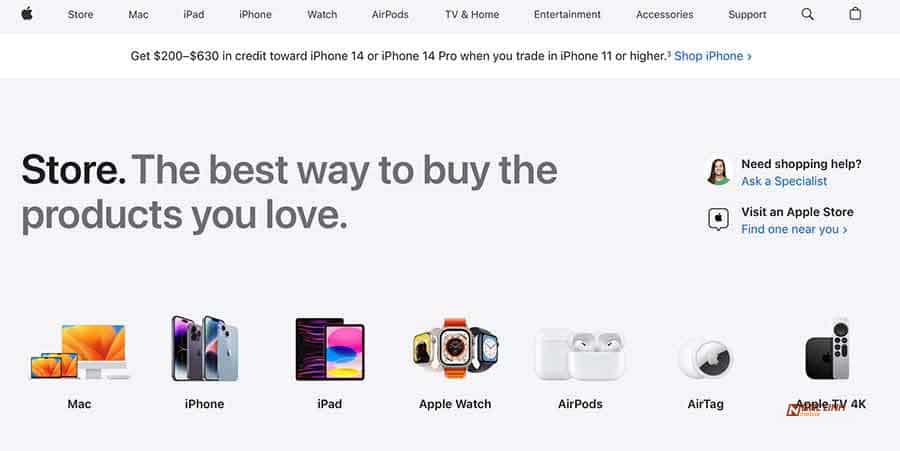 Apple Store trực tuyến sẽ được khai trương ở Việt Nam