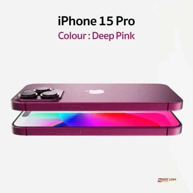 Deep Pink sẽ xuất hiện trên iPhone 15 cao cấp?